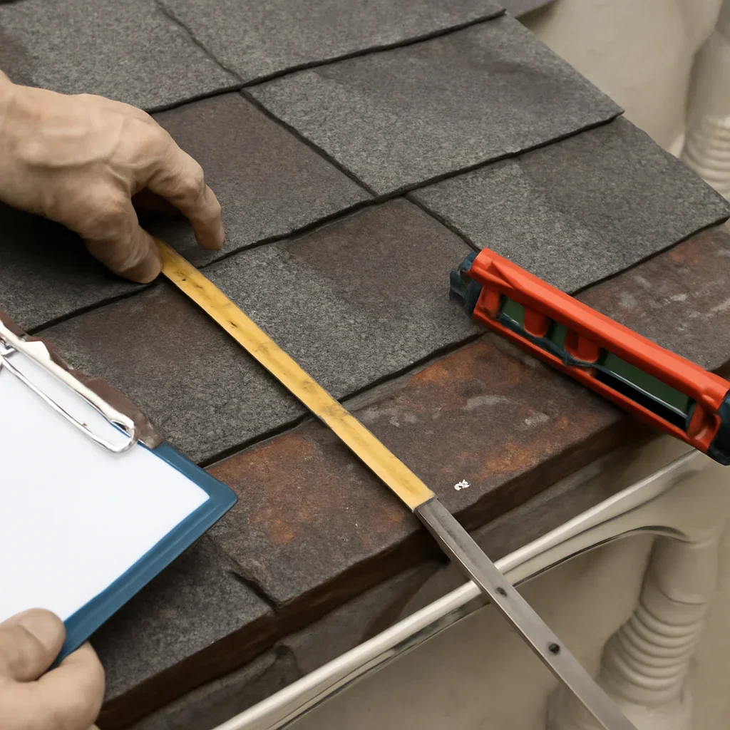 Close assessment of details connected to a strata council’s guide to planning a roof replacement