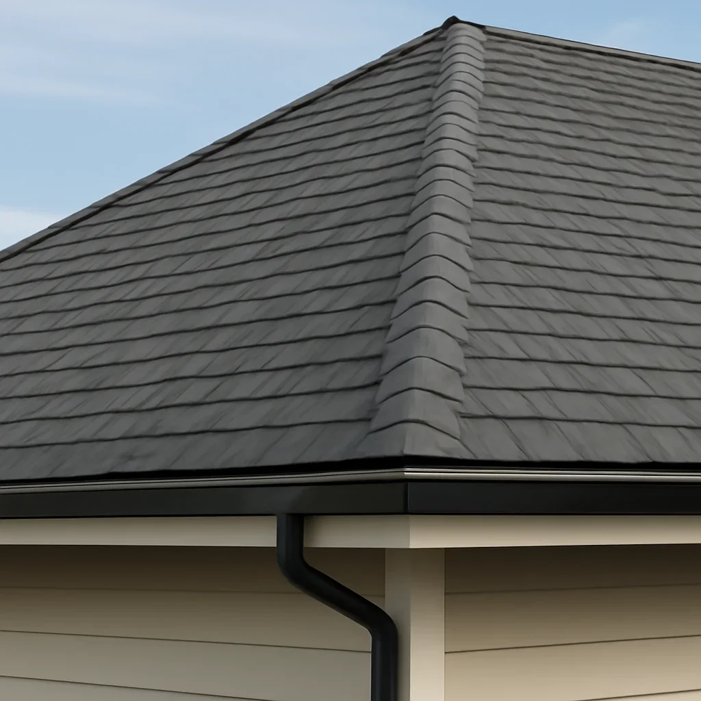 Completed roofing detail associated with roofing company in abbotsford, b.c.