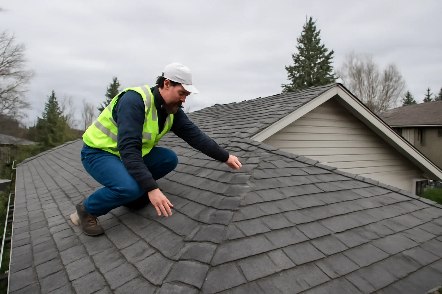 Roofing assessment at a Langley property