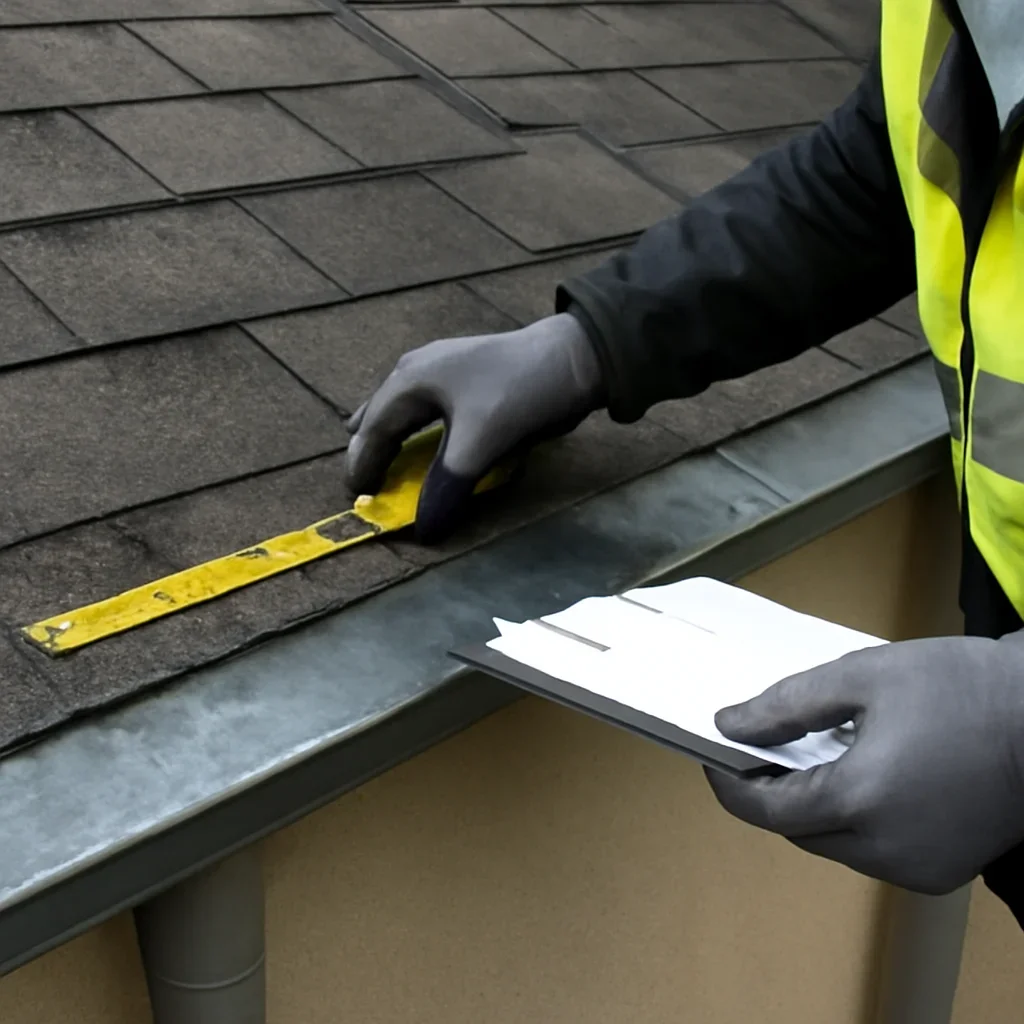 Close assessment of details connected to annual b.c. roof condition report