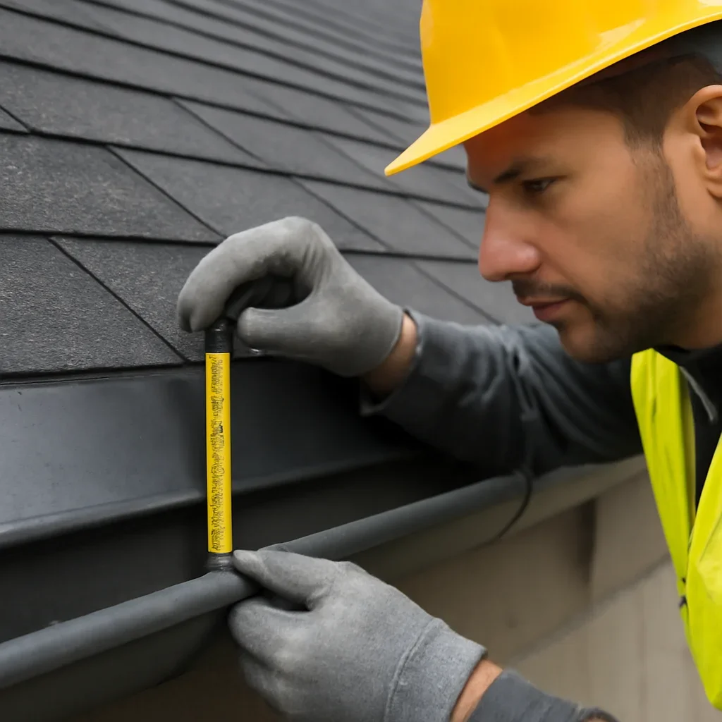 Close assessment of details connected to roofing for builders and developers