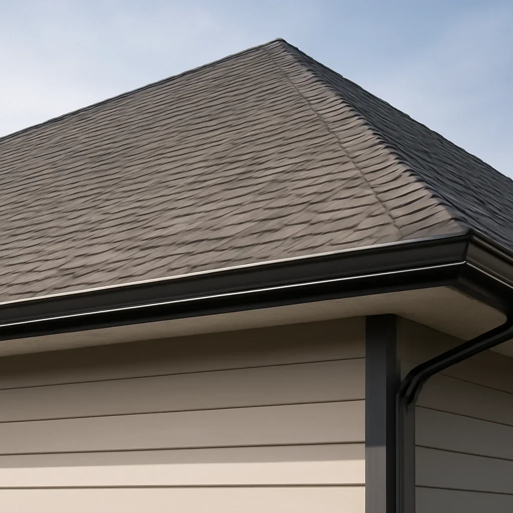 Completed roofing detail associated with roofing company in campbell river, b.c.