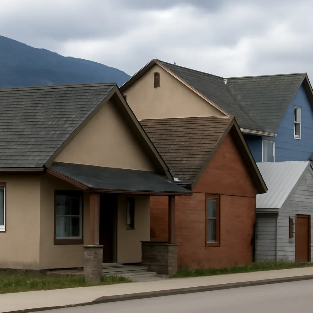 Local rooflines and building types relevant to roofing company in castlegar, b.c.