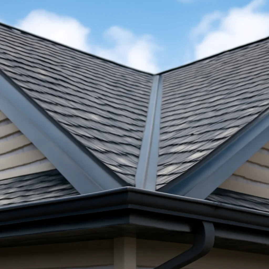 Completed roofing detail associated with roofing company in castlegar, b.c.