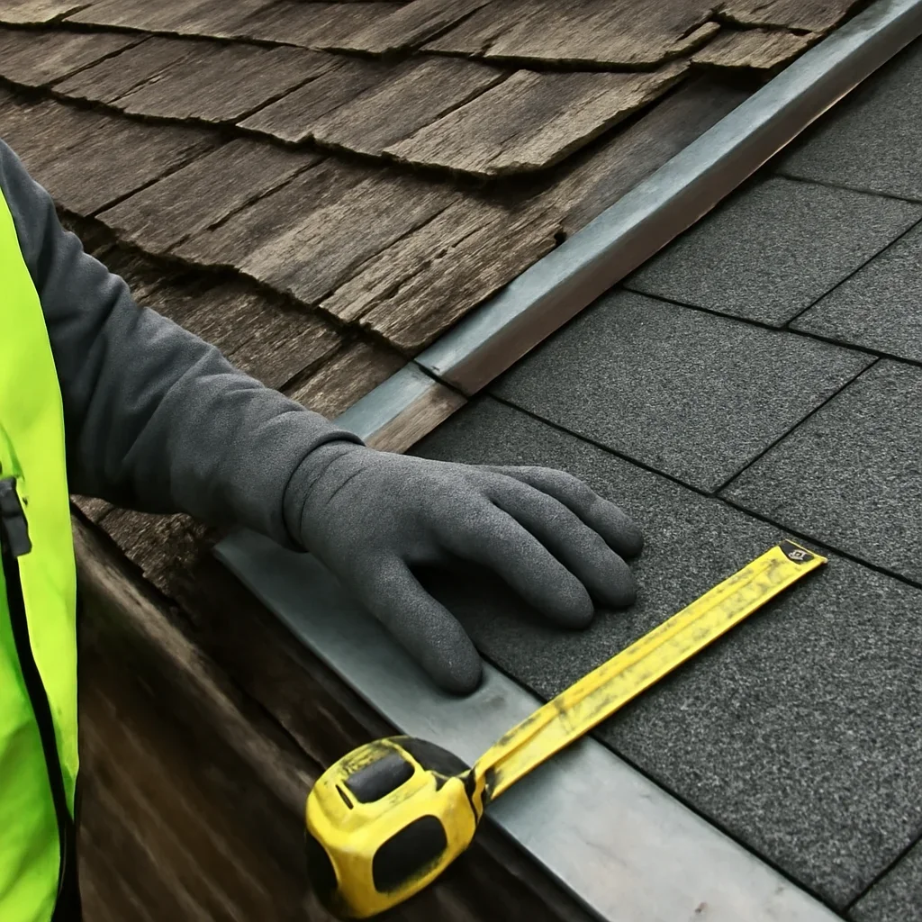 Close assessment of details connected to cedar-to-asphalt roof conversion