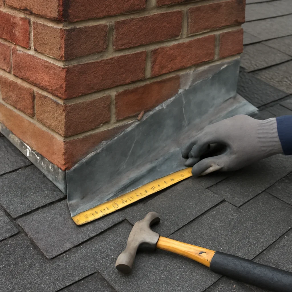 Close assessment of details connected to chimney flashing problems: repair or replacement?