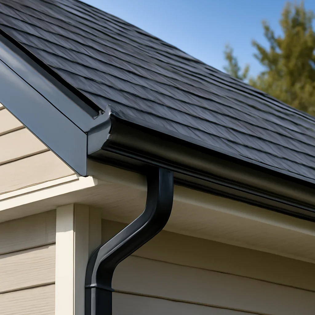 Completed roofing detail associated with choosing a roofing contractor