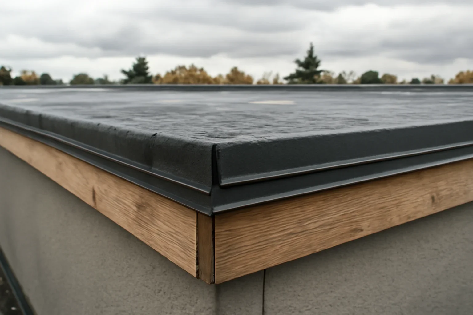 Roof detail supporting commercial flat-roof maintenance checklist