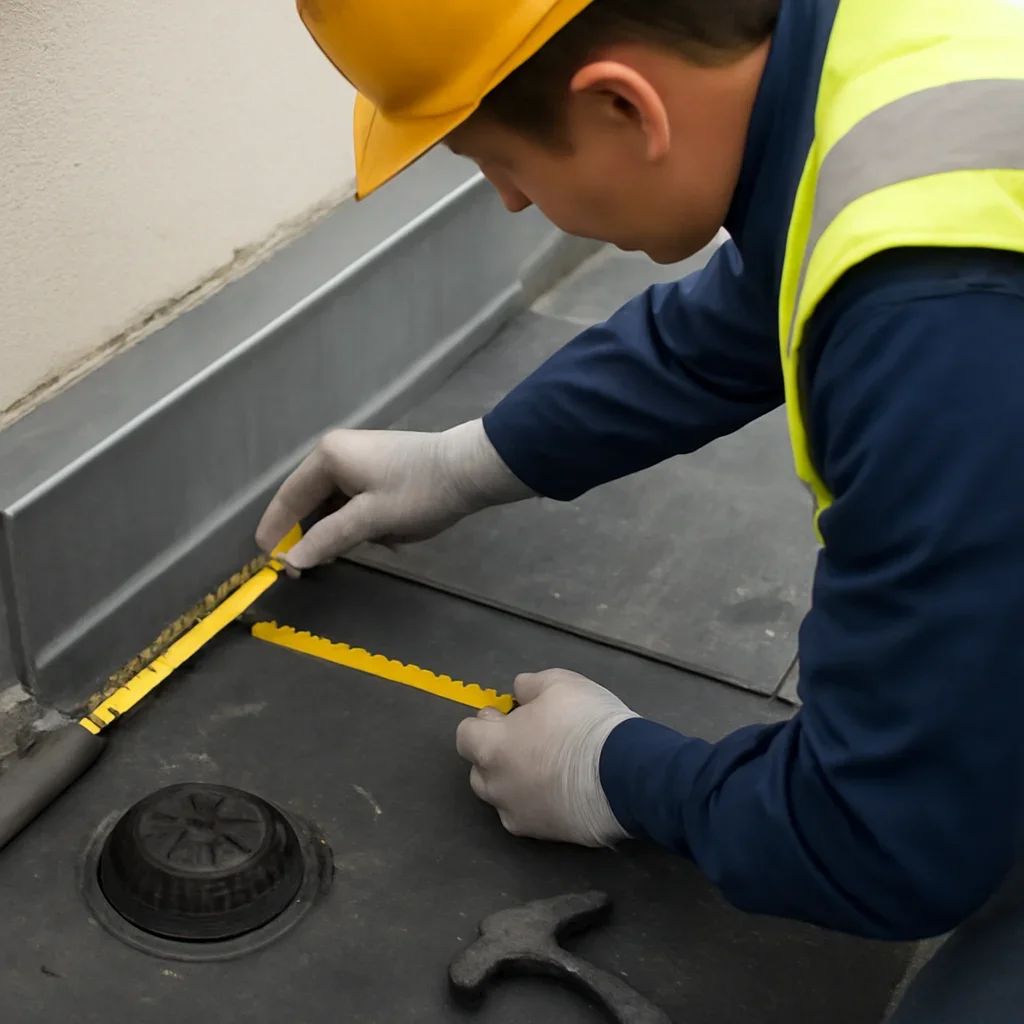 Close assessment of details connected to commercial roof maintenance guide