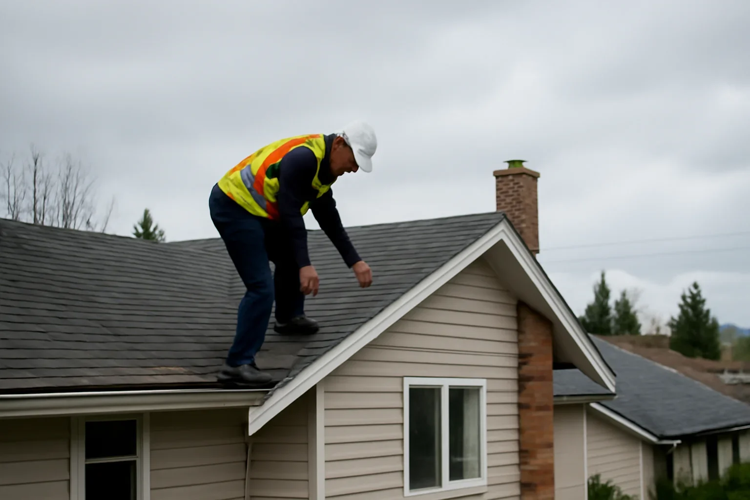 Roofing assessment at a Courtenay property
