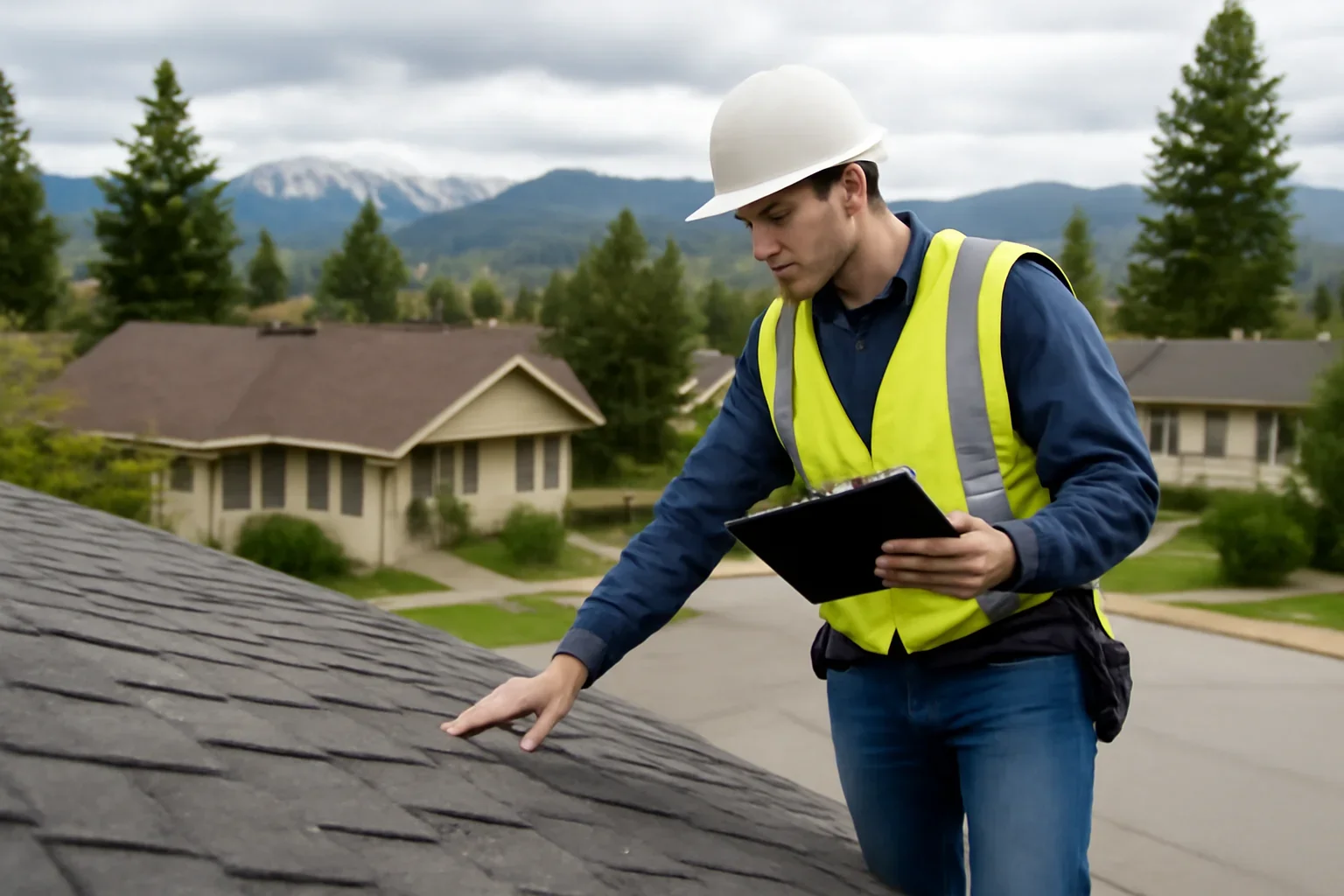Roofing assessment at a Cranbrook property