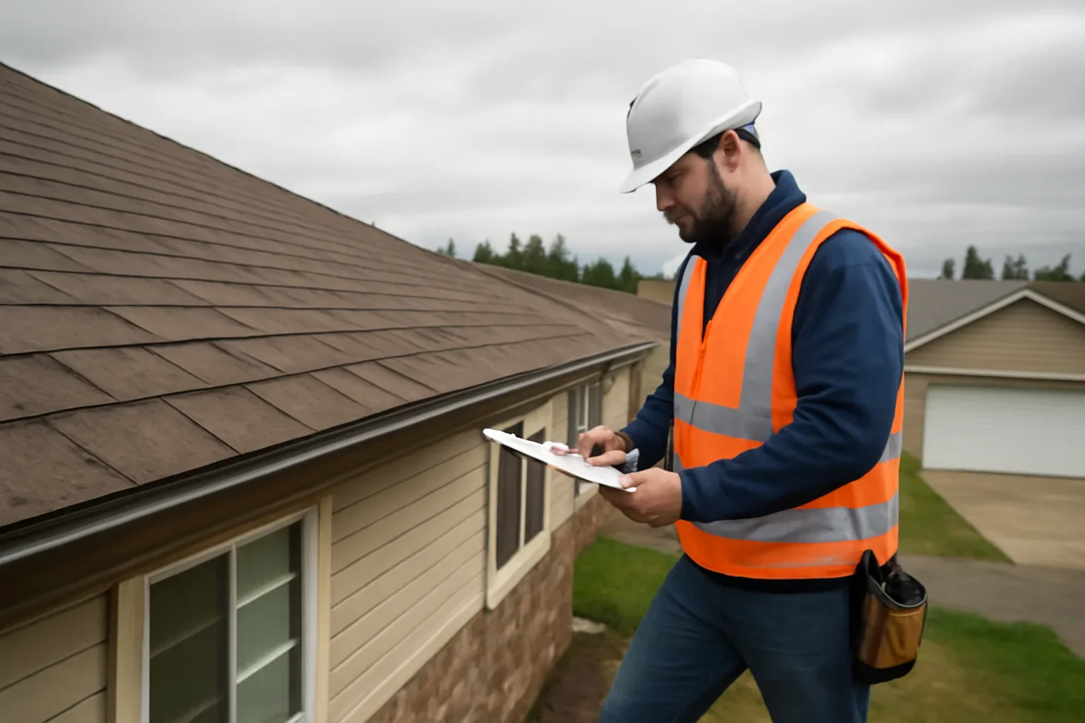 Roofing assessment at a Dawson Creek property