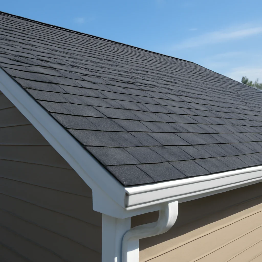 Completed roofing detail associated with roofing company in dawson creek, b.c.