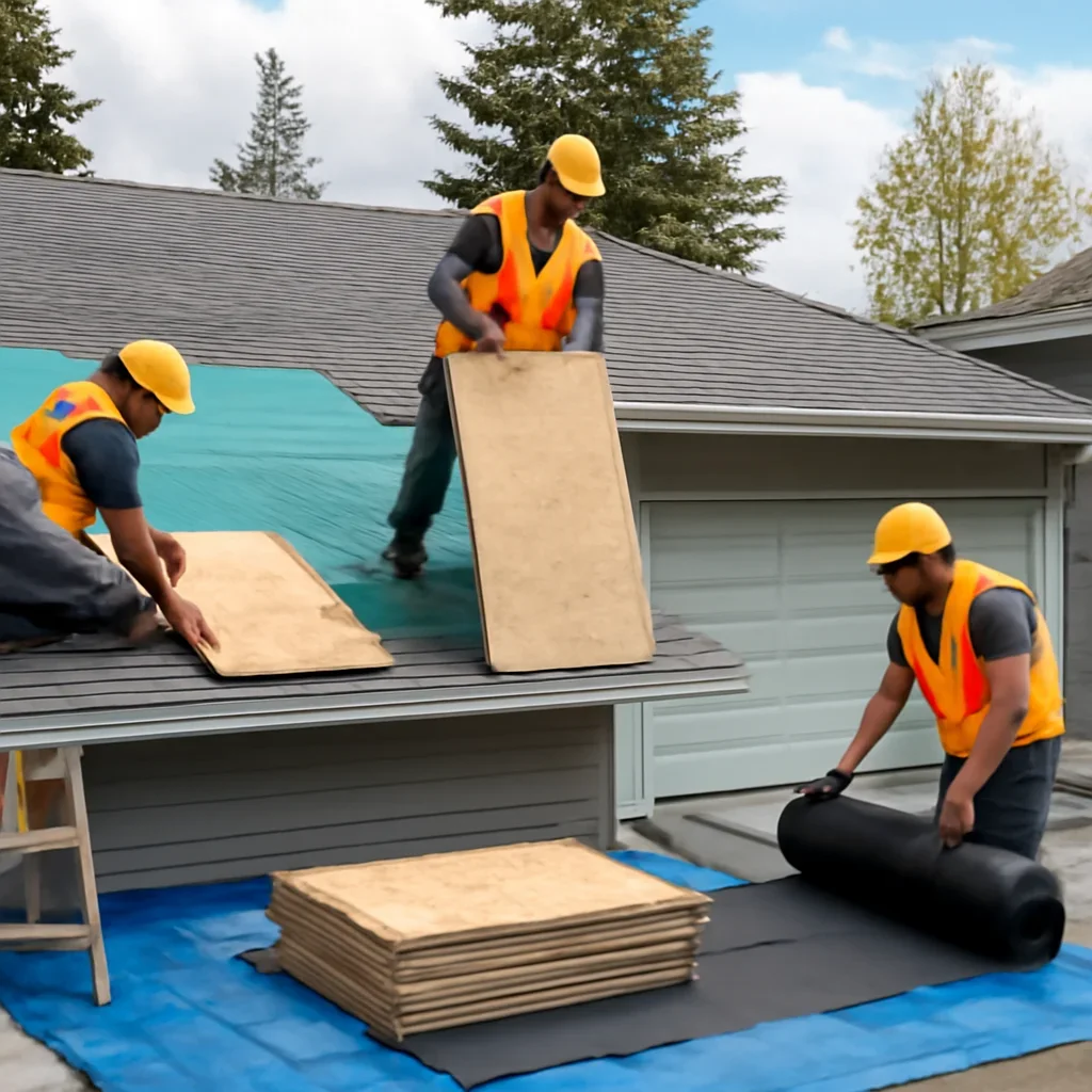 Organized work process for roofing company in duncan, b.c.