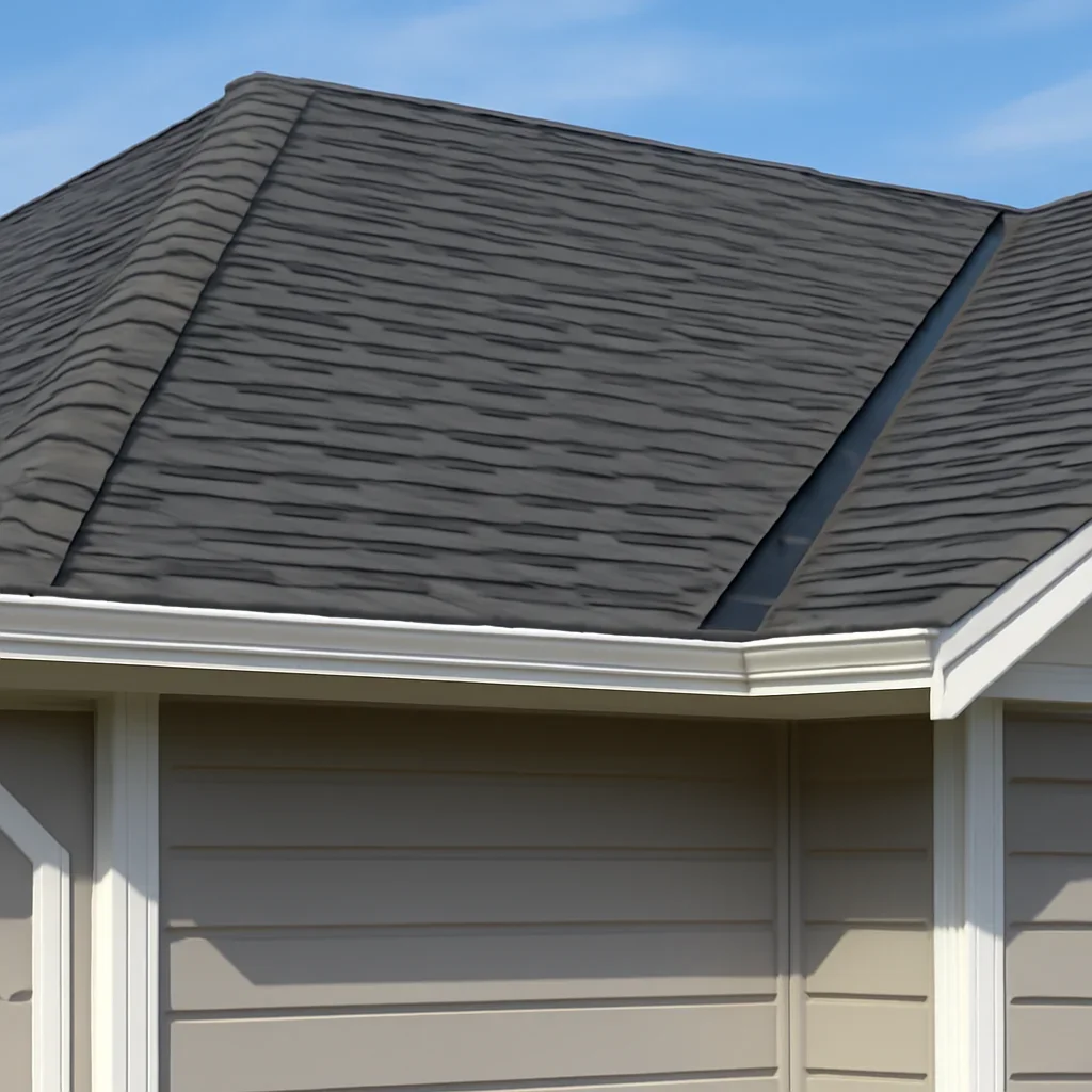 Completed roofing detail associated with roofing company in duncan, b.c.