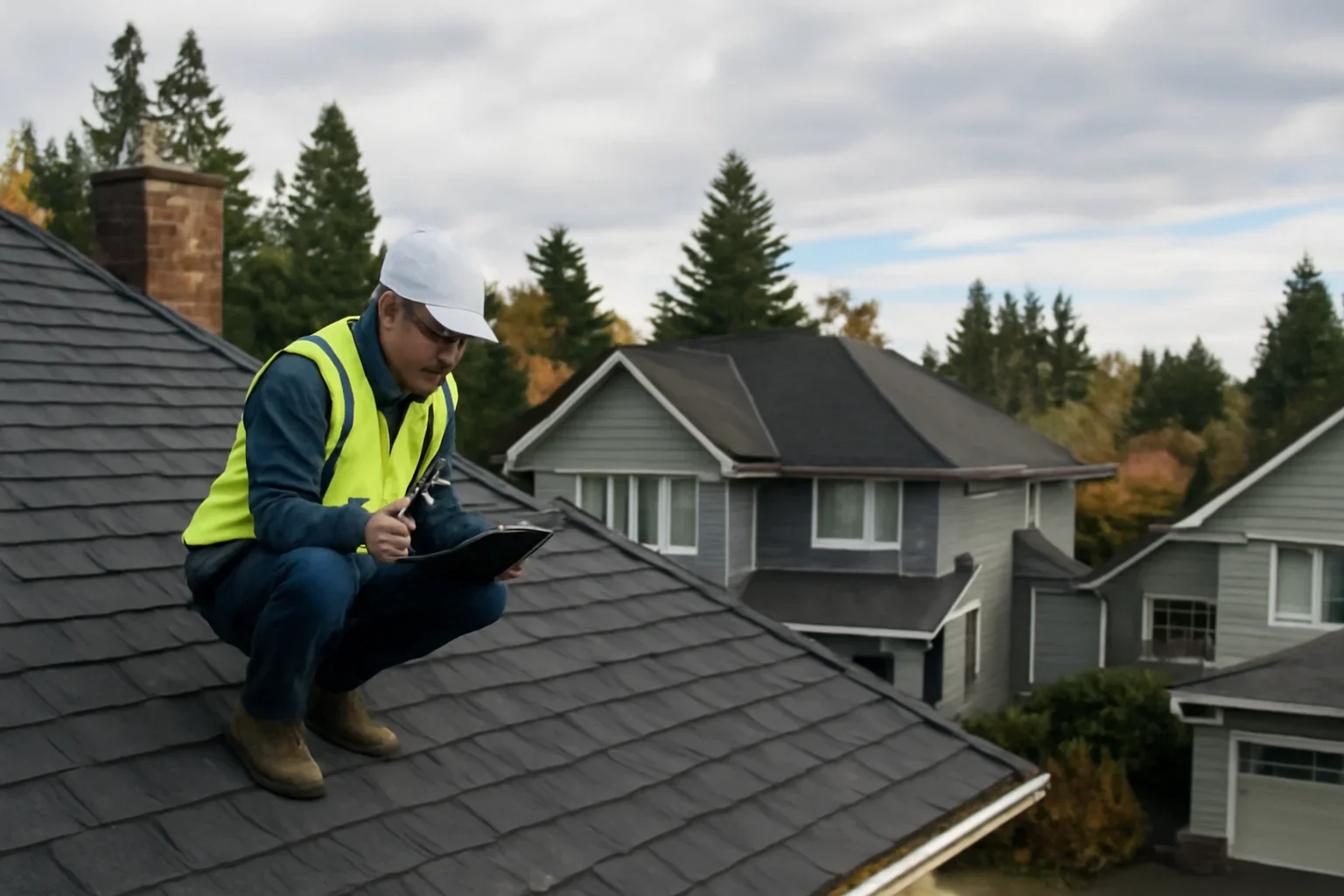 Roofing assessment at a Surrey property