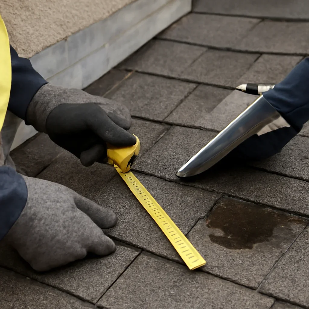Close assessment of details connected to emergency roof repair