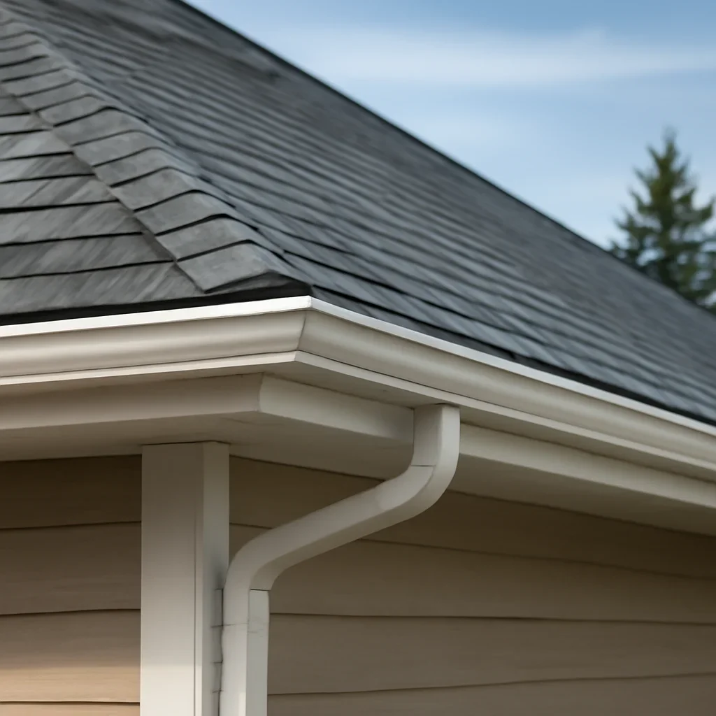 Completed roofing detail associated with exterior projects