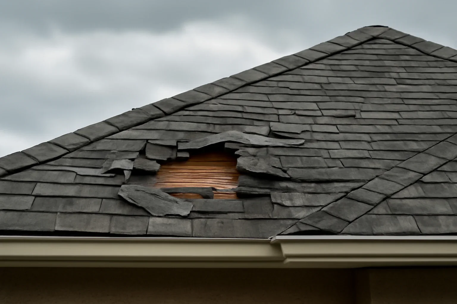 Roof detail supporting insurance and storm-damage guide