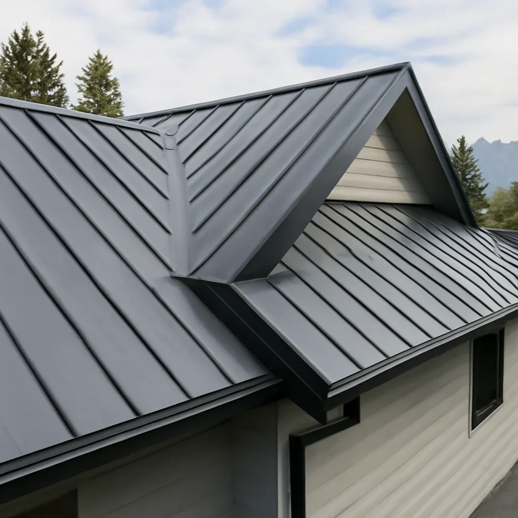 Completed roofing detail associated with is a metal roof worth the cost in b.c.?