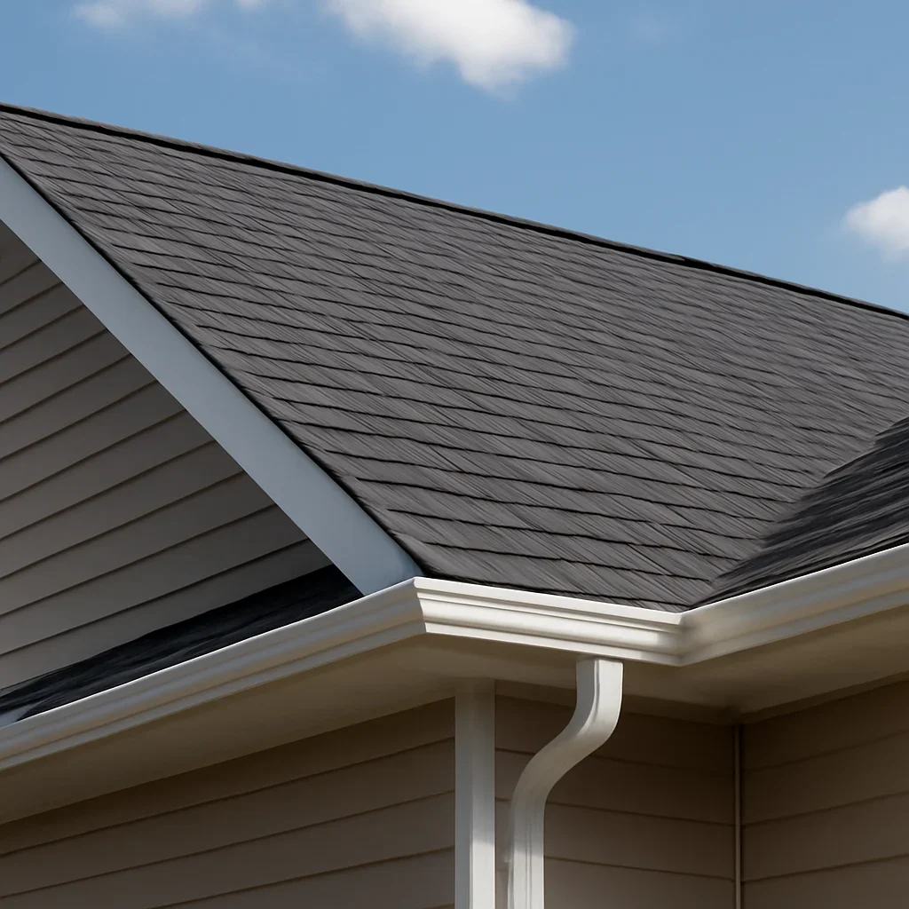 Completed roofing detail associated with roofing company in kelowna, b.c.