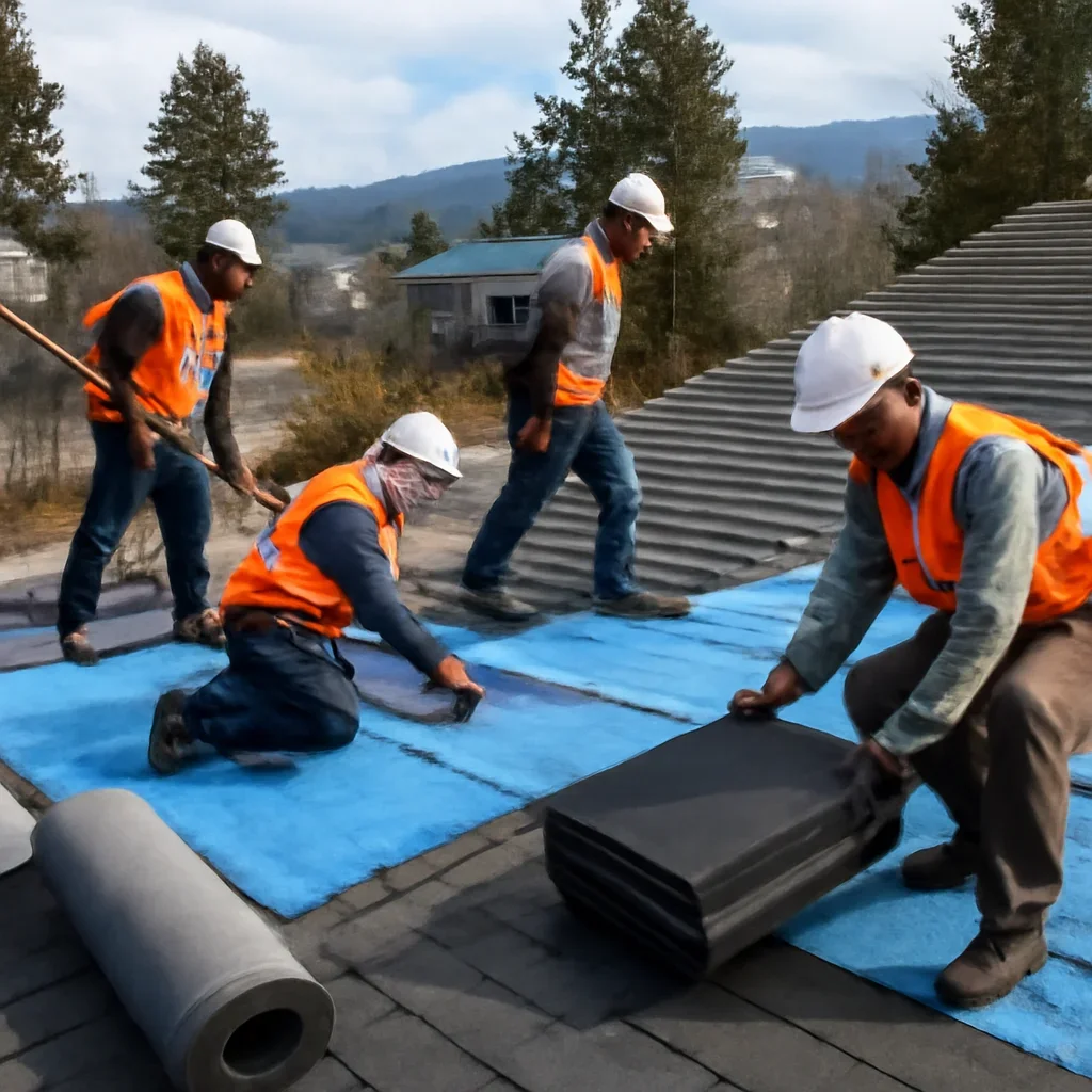Organized work process for roofing company in langford, b.c.