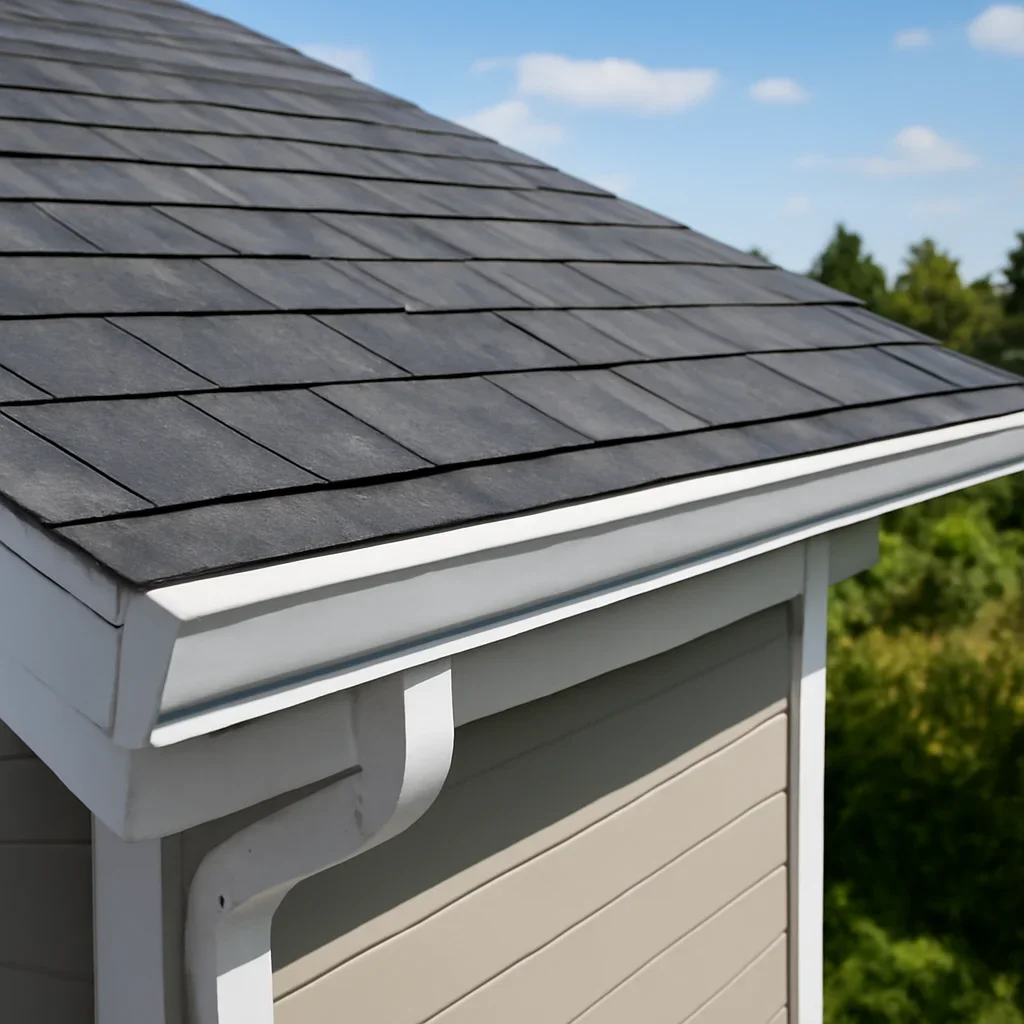Completed roofing detail associated with roofing company in langford, b.c.