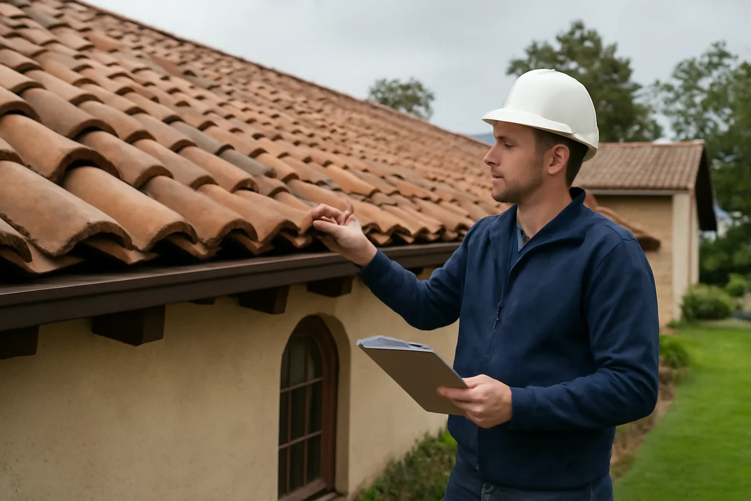Roofing assessment at a Mission property