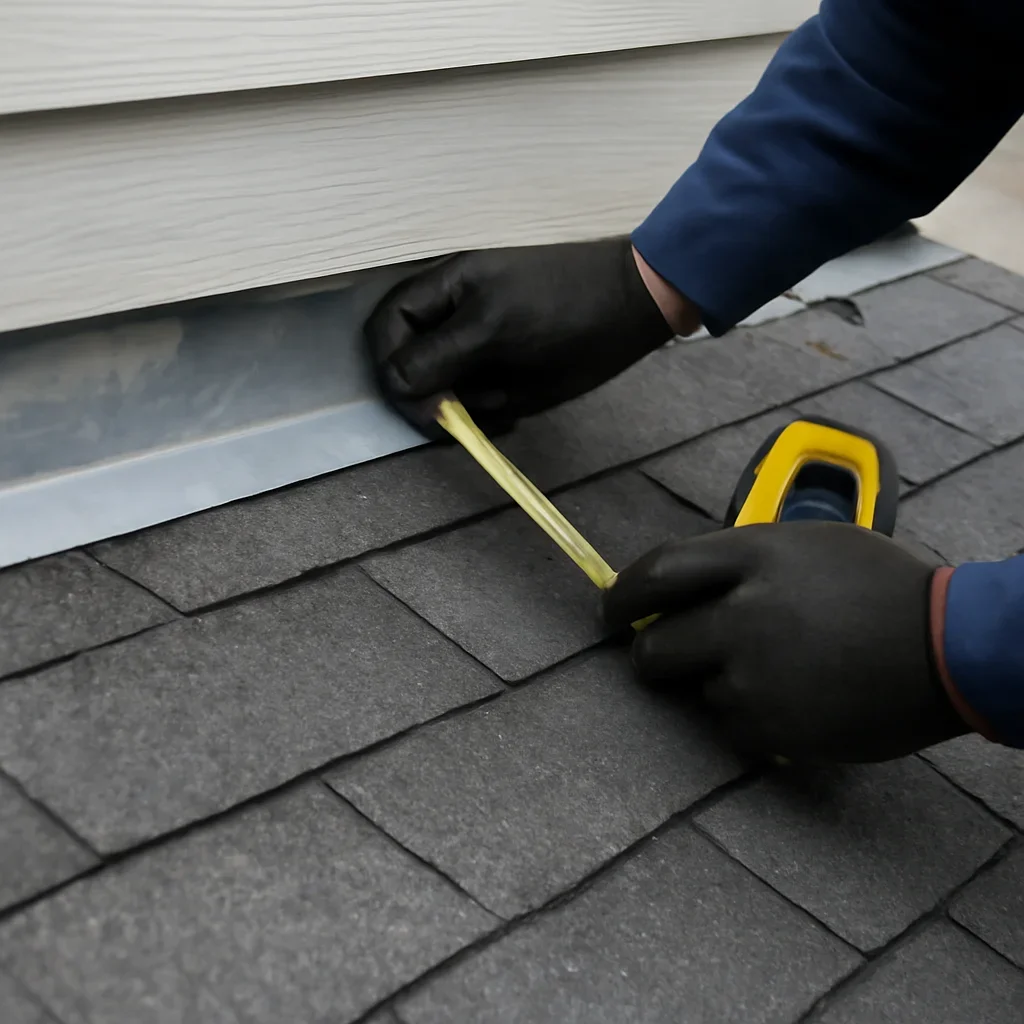 Close assessment of details connected to multi-family roofing
