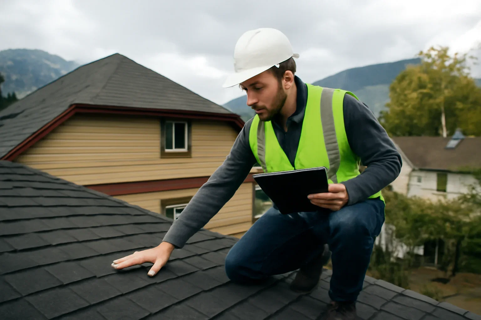 Roofing assessment at a Nelson property