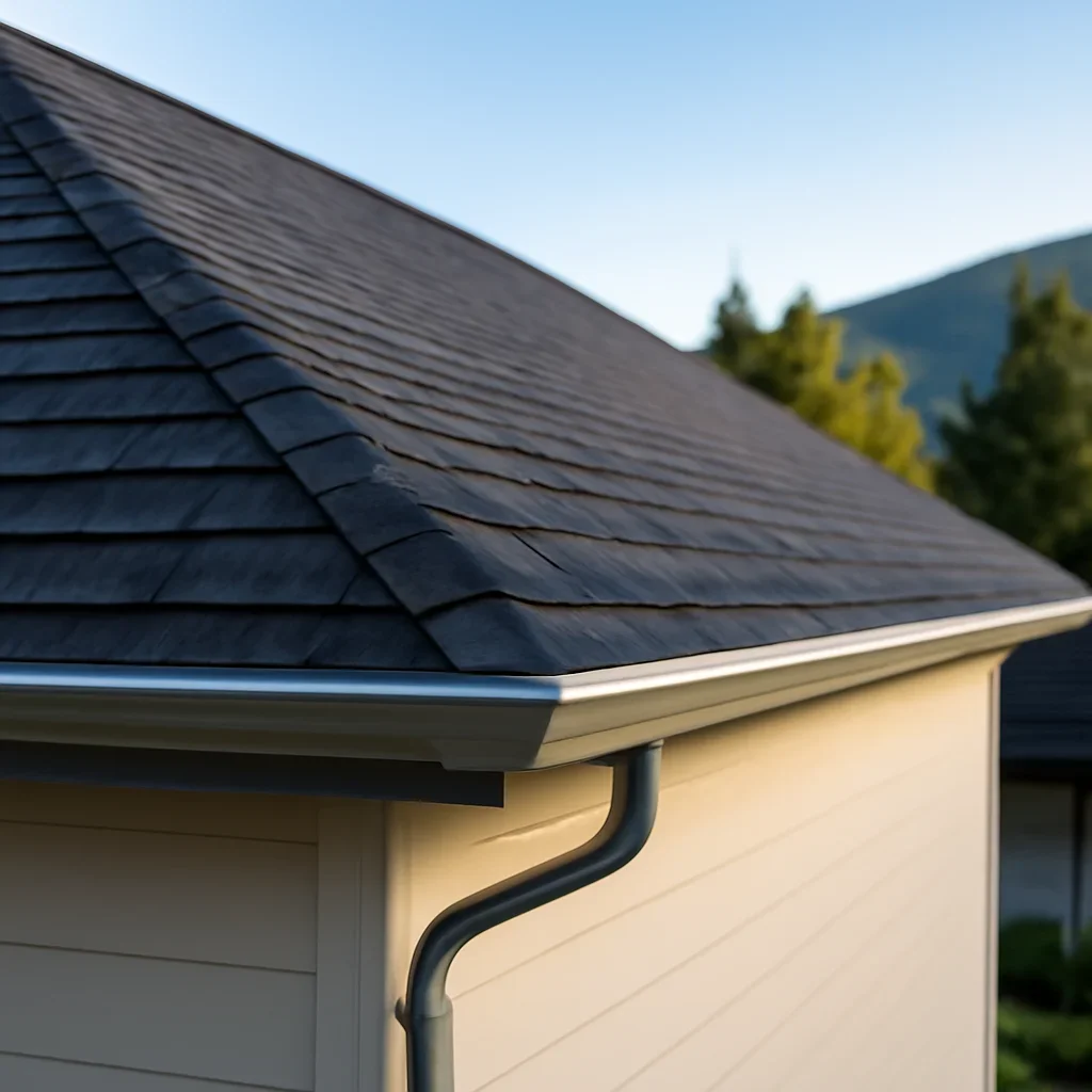 Completed roofing detail associated with roofing company in nelson, b.c.