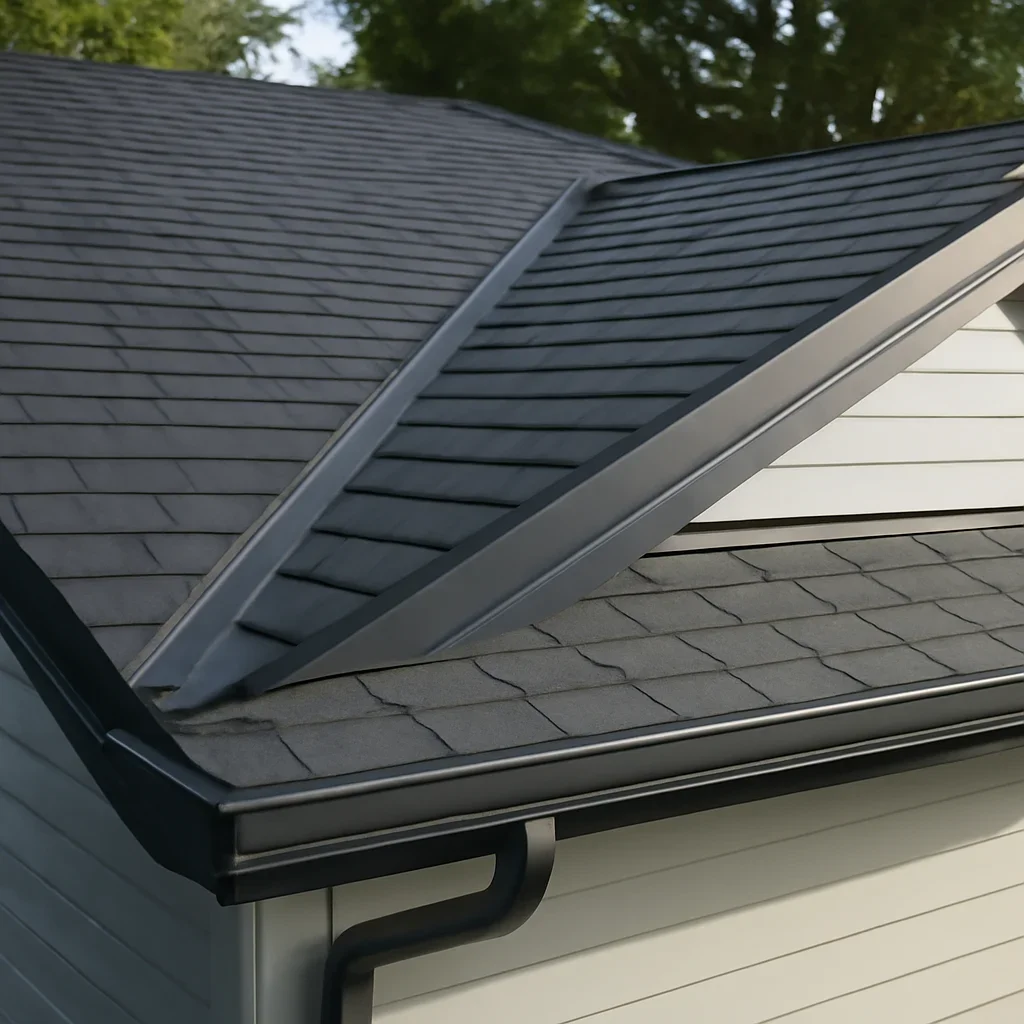 Completed roofing detail associated with roofing company in north vancouver, b.c.