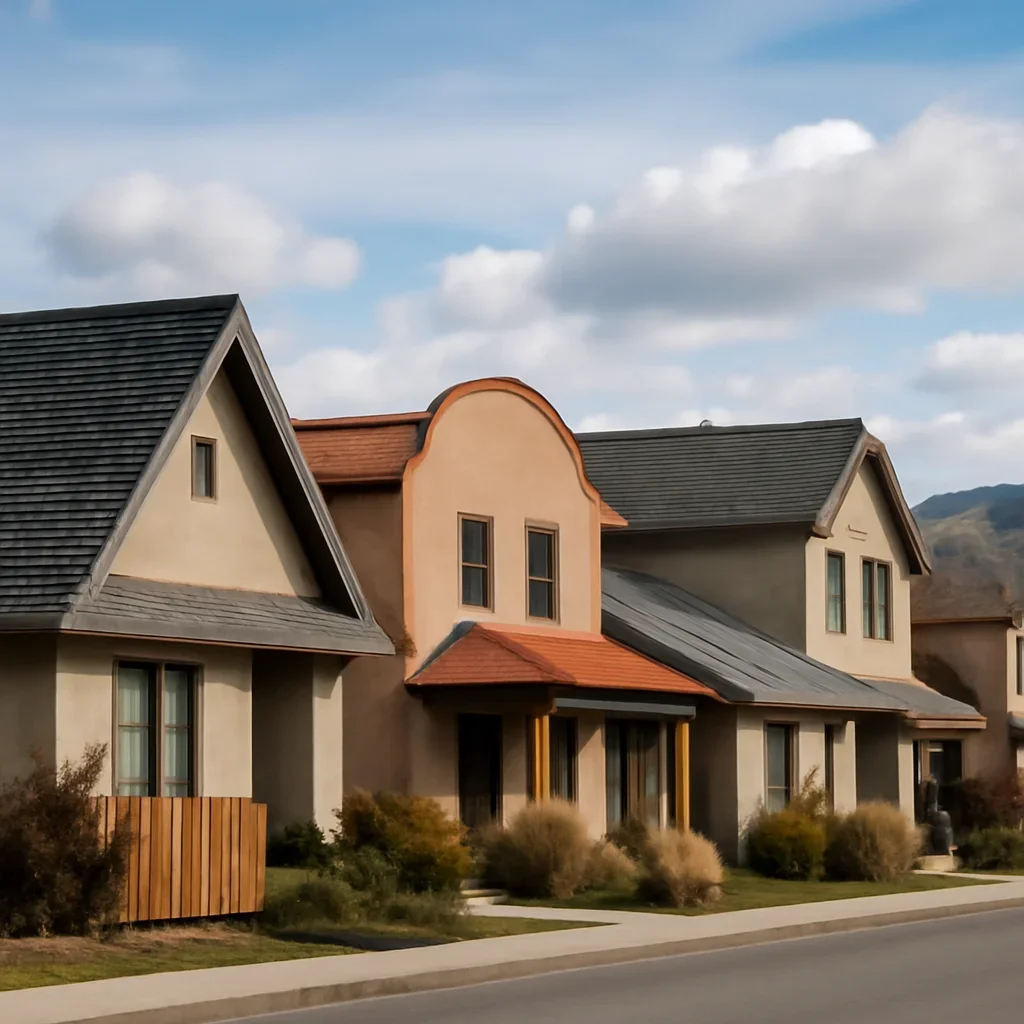 Local rooflines and building types relevant to roofing in the okanagan