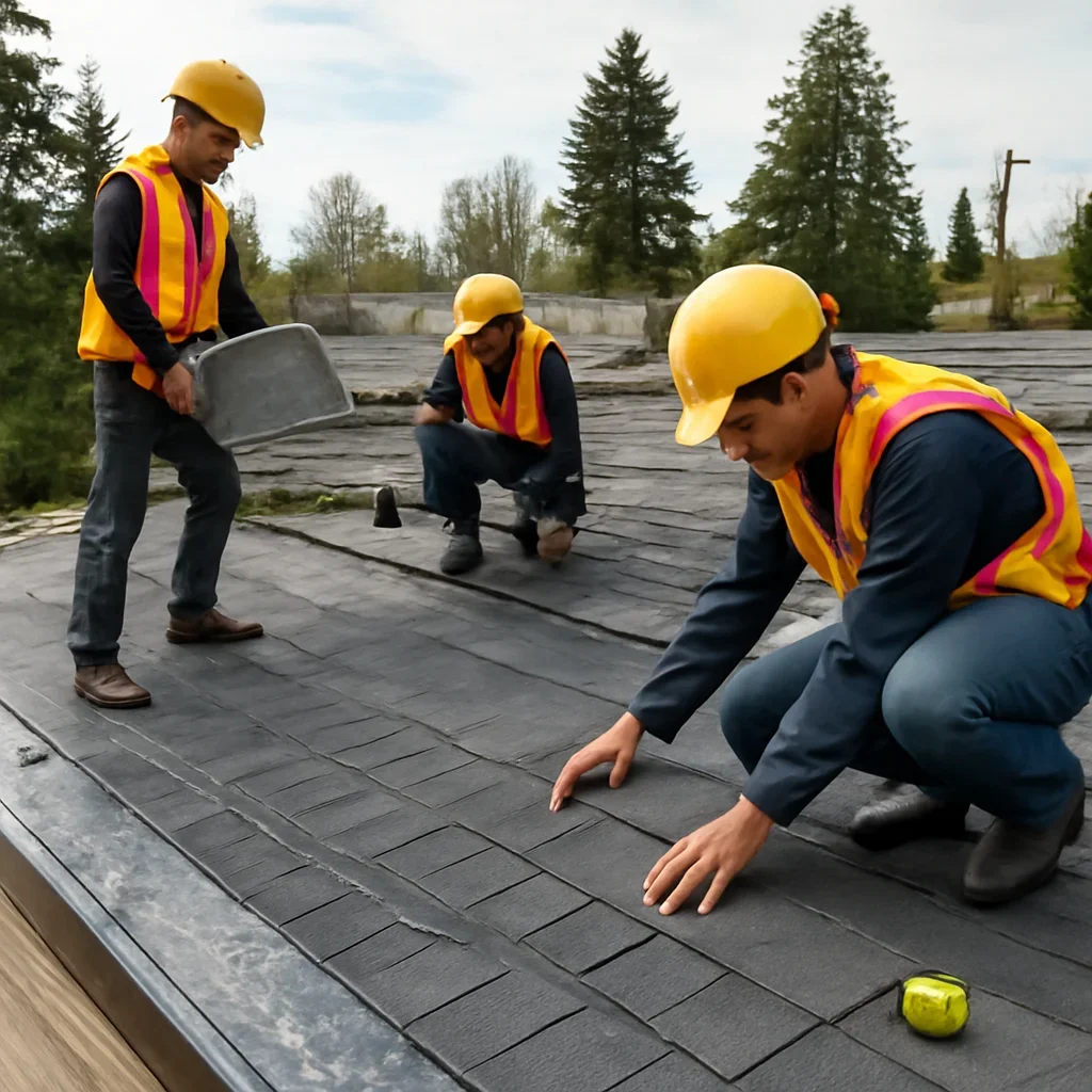 Organized work process for roofing company in parksville, b.c.