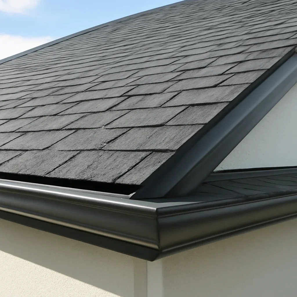 Completed roofing detail associated with roofing company in penticton, b.c.