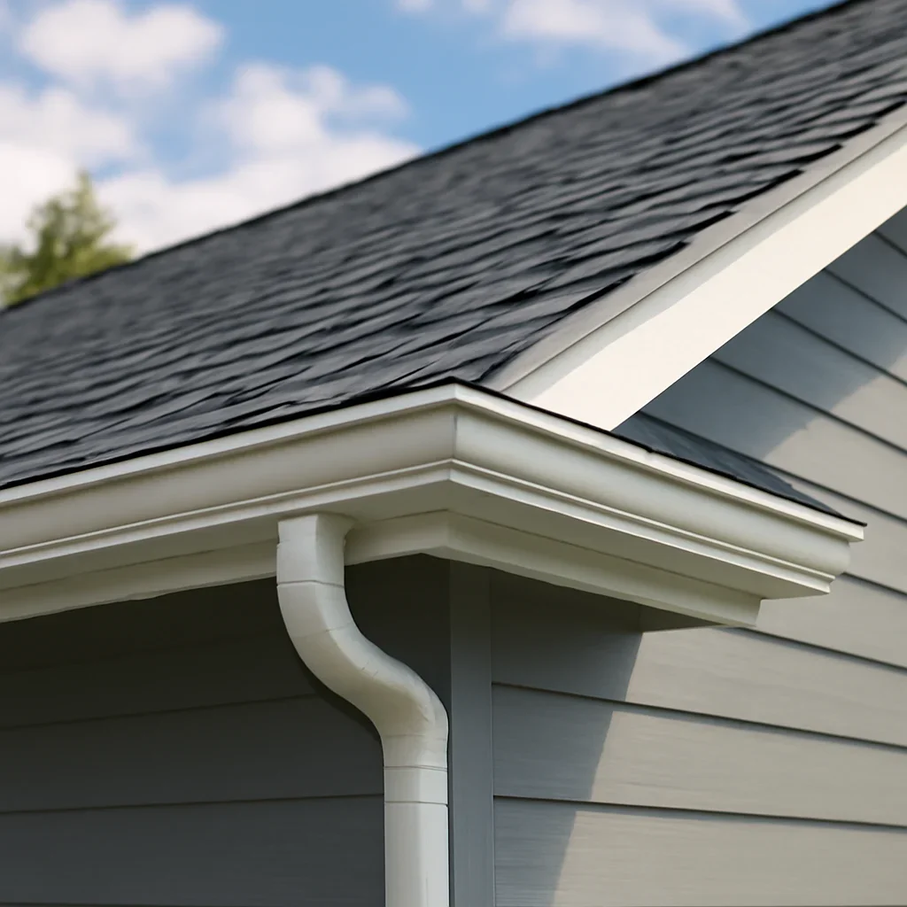 Completed roofing detail associated with roofing company in port moody, b.c.