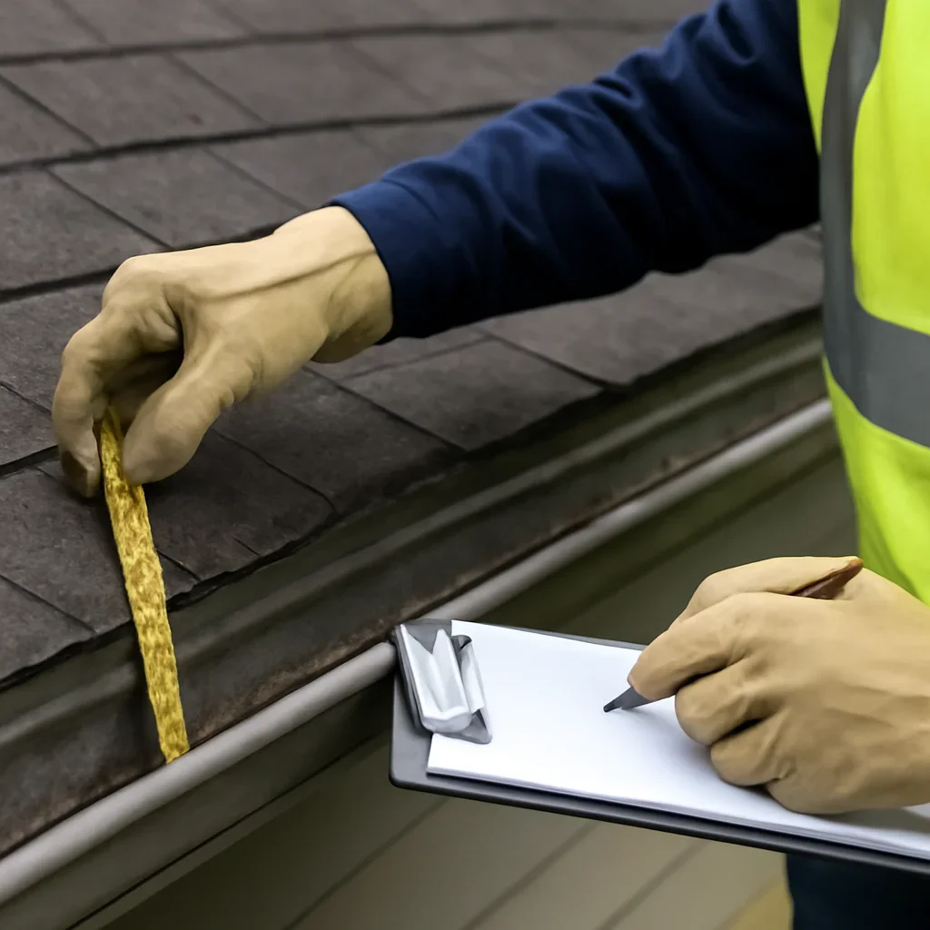 Close assessment of details connected to preventive roof maintenance