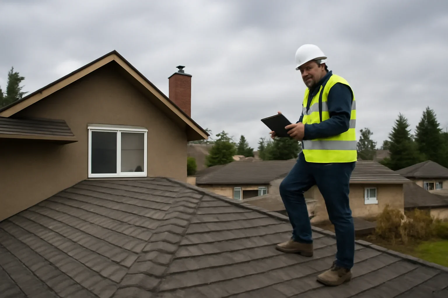 Roofing assessment at a Prince George property
