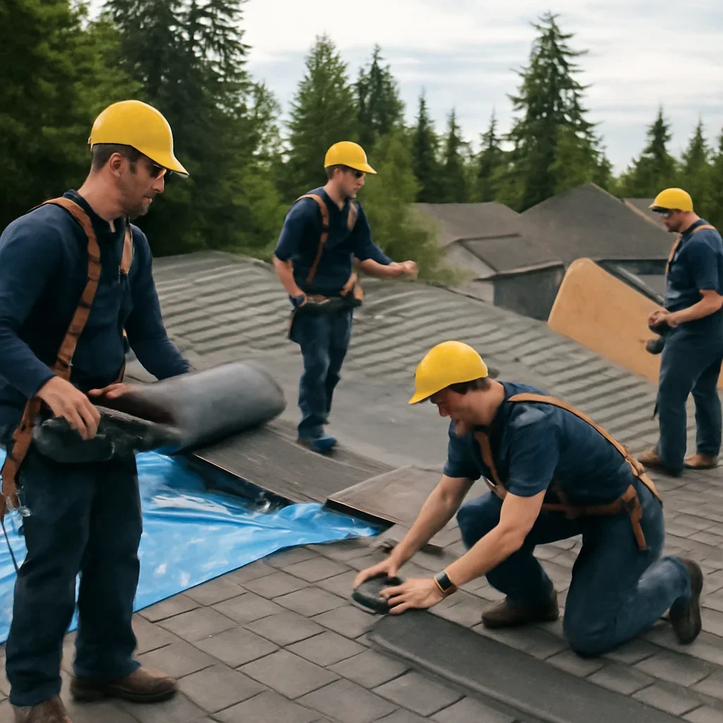 Organized work process for roofing company in prince george, b.c.