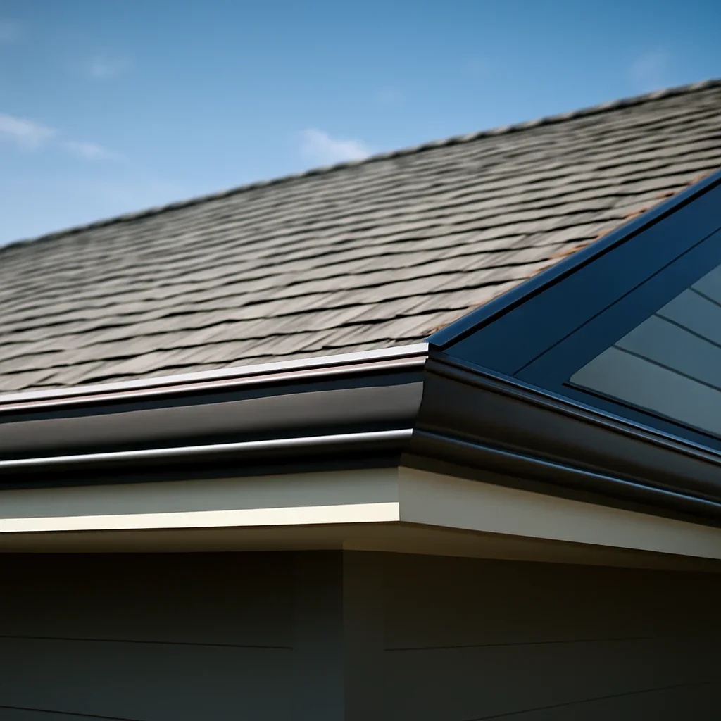 Completed roofing detail associated with roofing projects