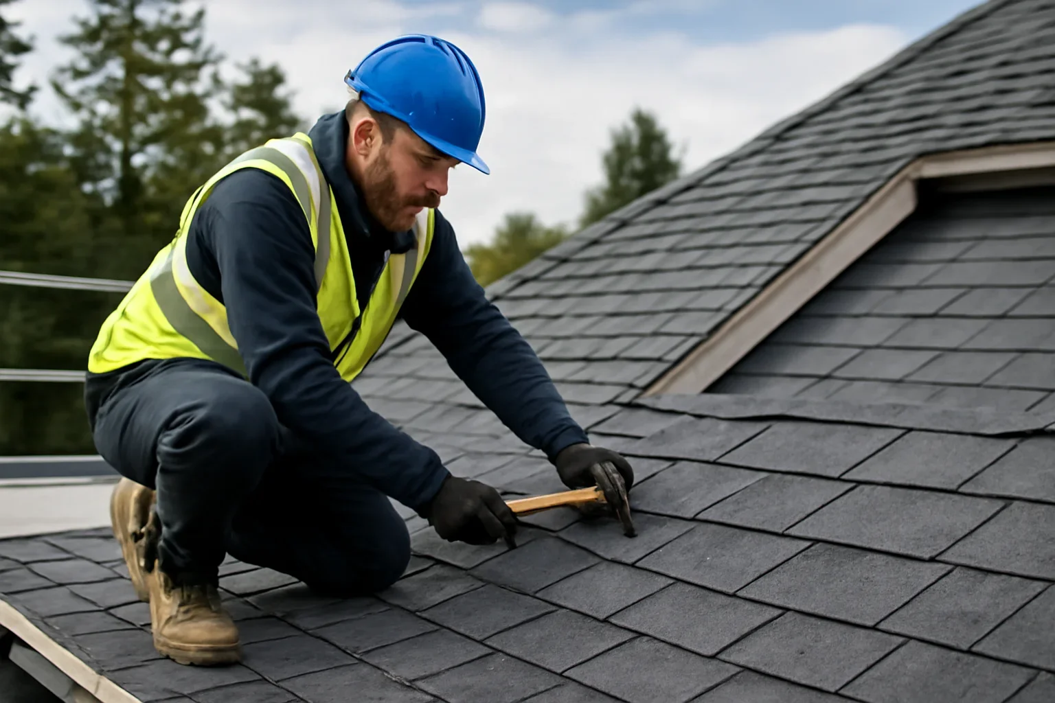 Professional roofing work related to roofing projects