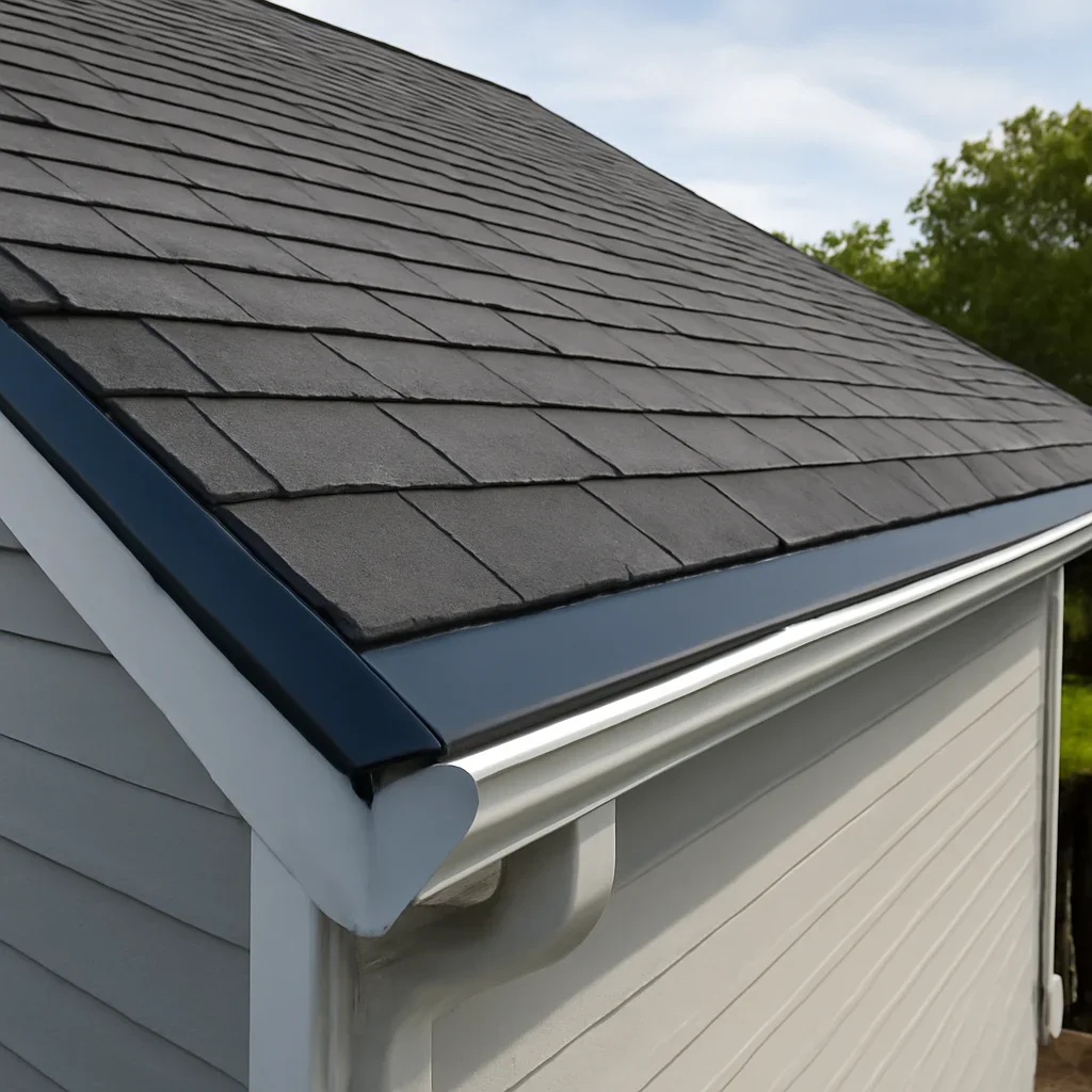 Completed roofing detail associated with roofing for property managers