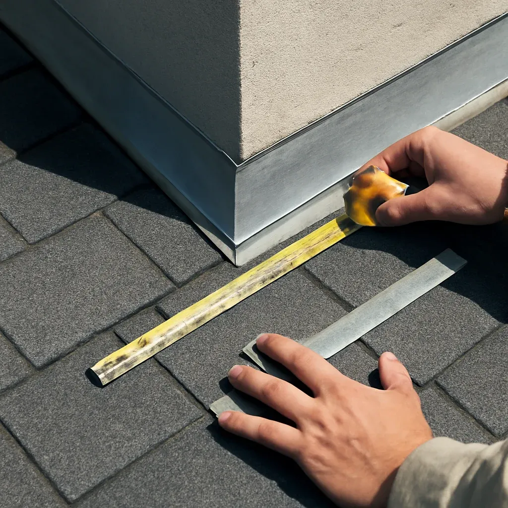 Close assessment of details connected to roofing for property managers