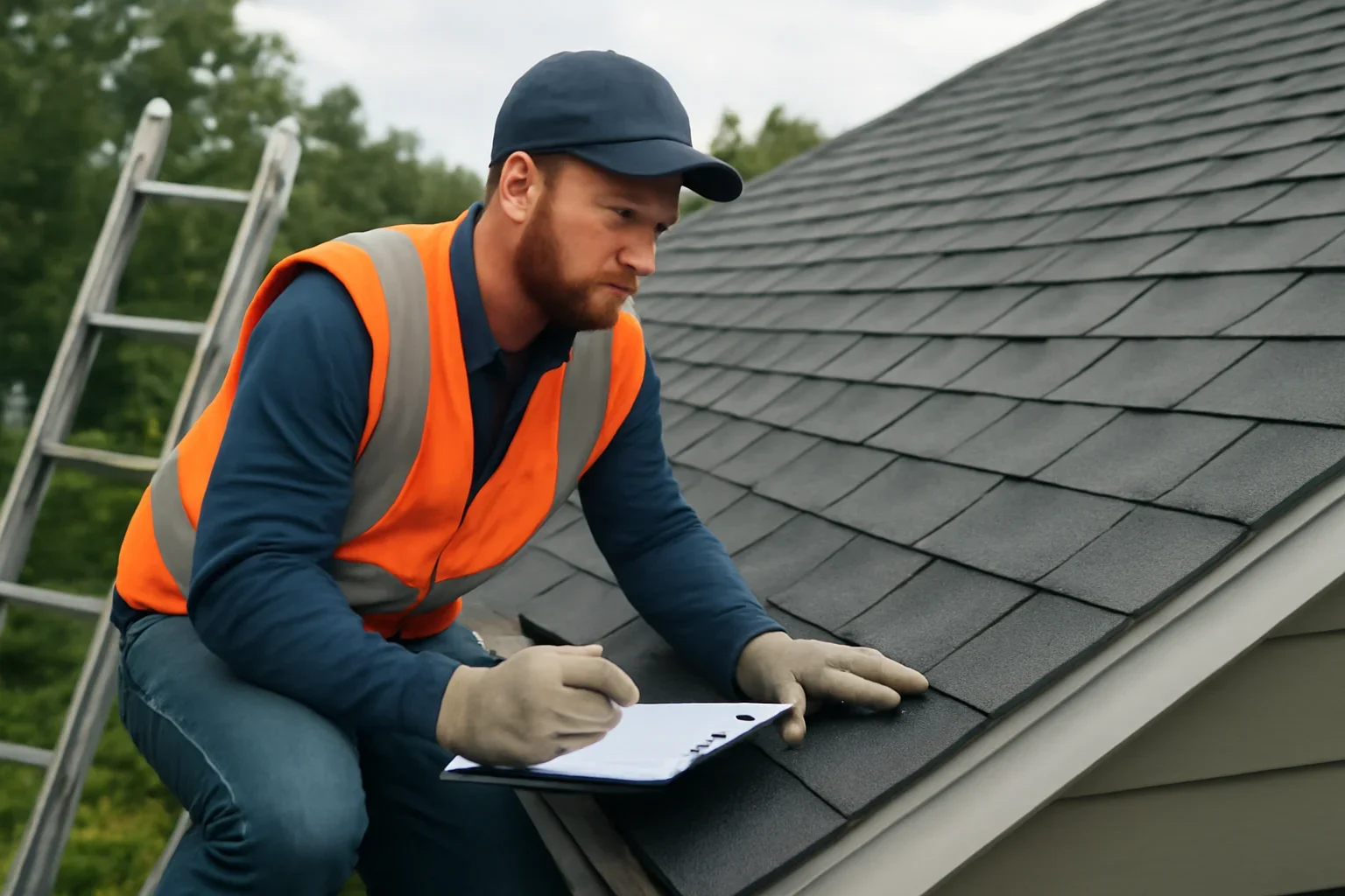 Professional roofing work related to request a roofing estimate