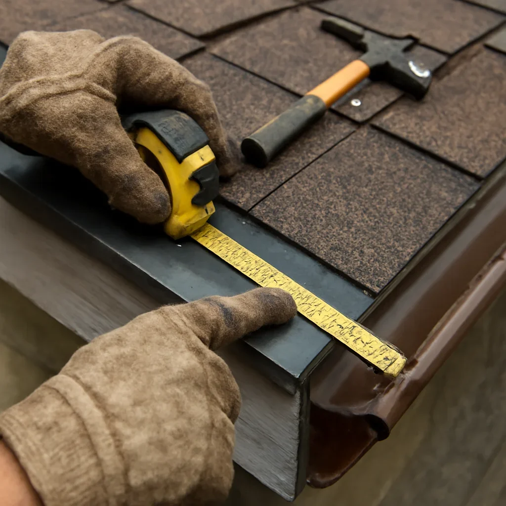 Close assessment of details connected to roofing resources