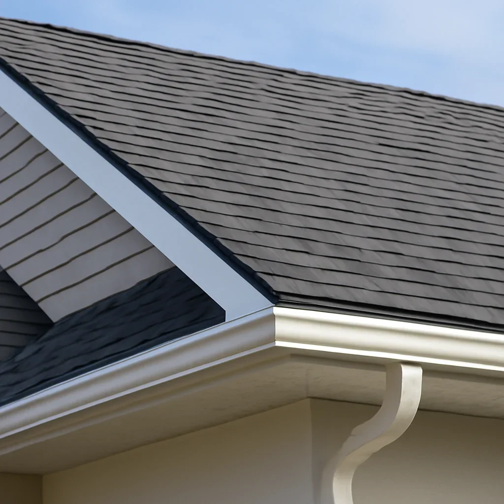 Completed roofing detail associated with roofing resources