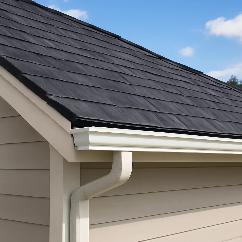 Completed roofing detail associated with roofing company in richmond, b.c.
