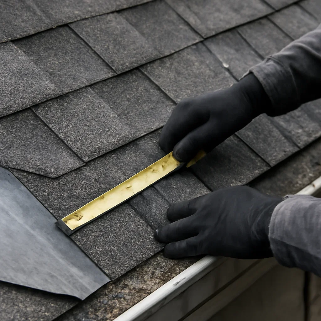 Close assessment of details connected to roof age and expected-lifespan estimator