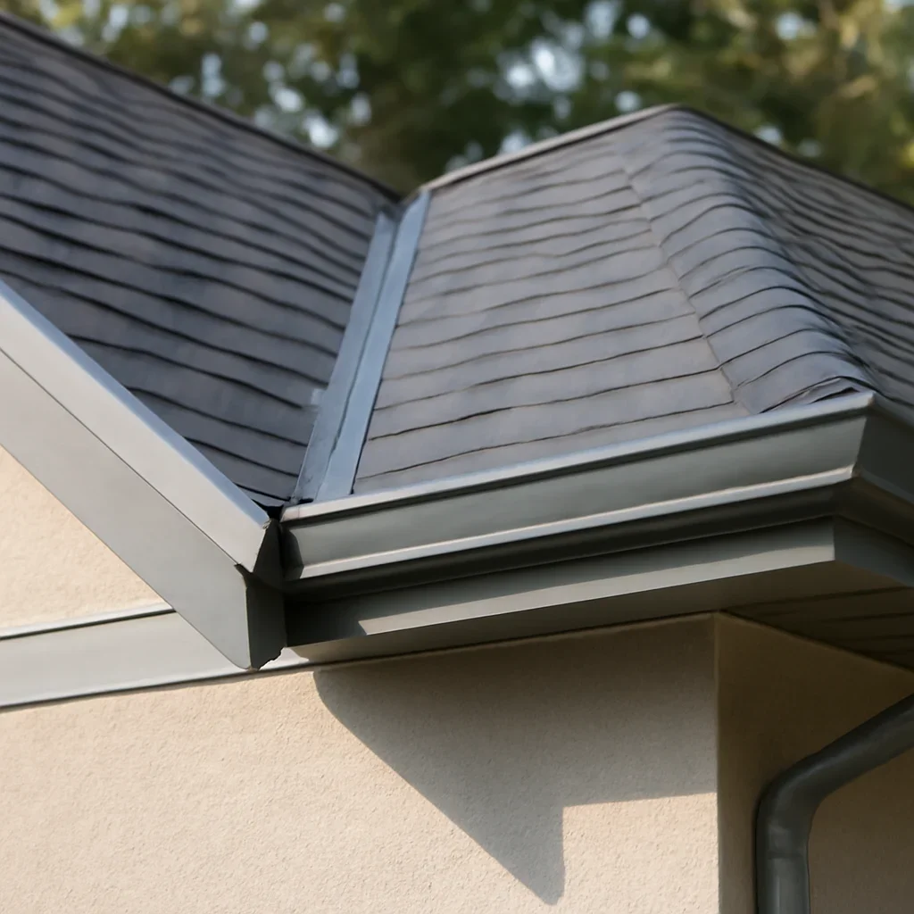 Completed roofing detail associated with roof asset management