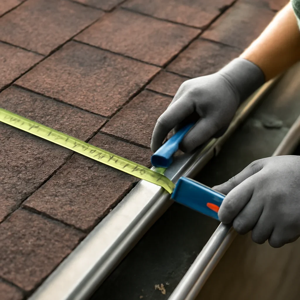 Close assessment of details connected to roof maintenance
